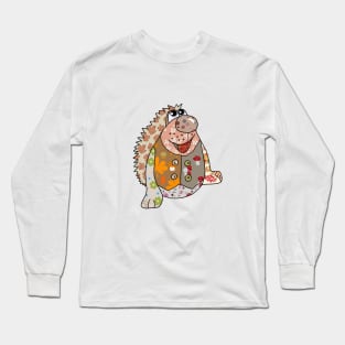 Igel mit Weste Long Sleeve T-Shirt